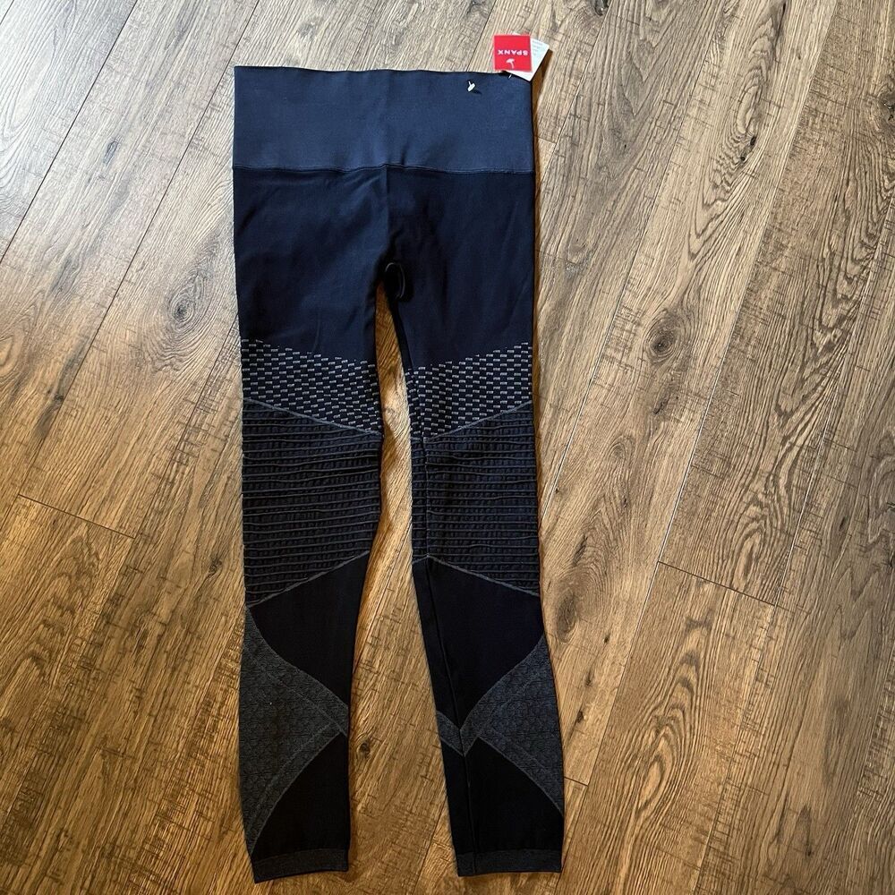 Spanx Women’s Moto‎ Leggings Large Indigo Sky
